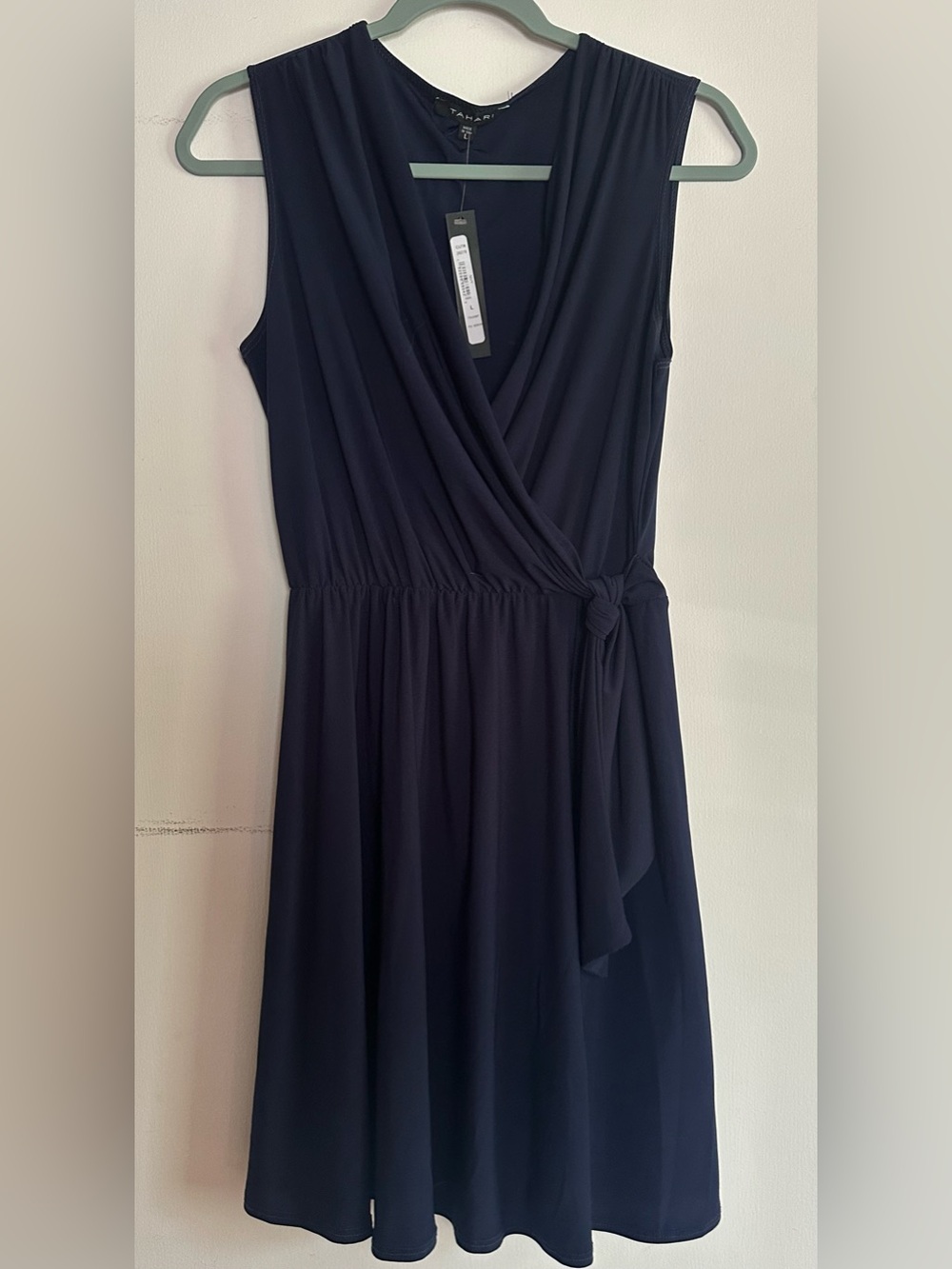 Sleeveless Navy Dress
